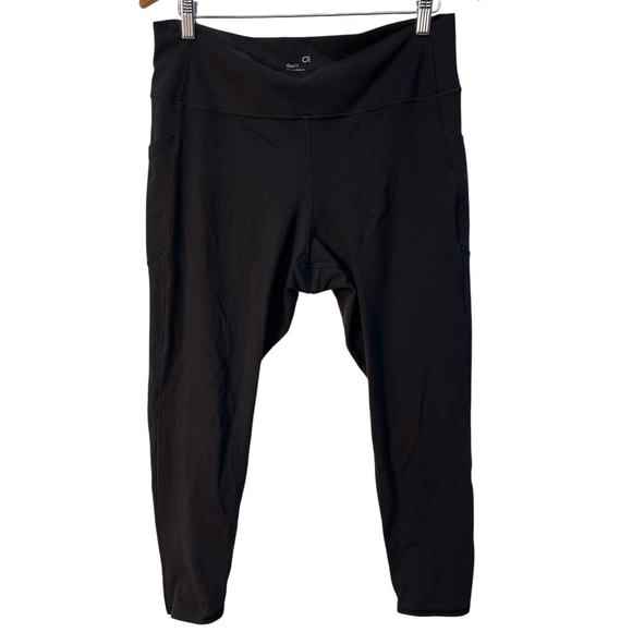 GapFit Women’s‎ Power Move High Rise Ankle Leggings Color Black Size XL - Picture 1 of 10